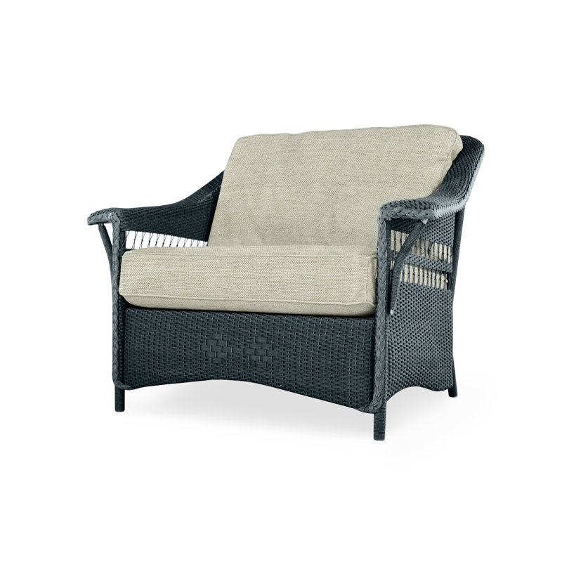 Nantucket Outdoor Lounge Chair, Callen Pearl, White