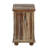 Vail Counter Chairside Table Multi Brown