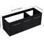 Black Chestnut Bathroom Vanity - 48 Inch Wall Mounted, Contemporary Style With Plywood And Practical Storage Modern Ample Mechanism