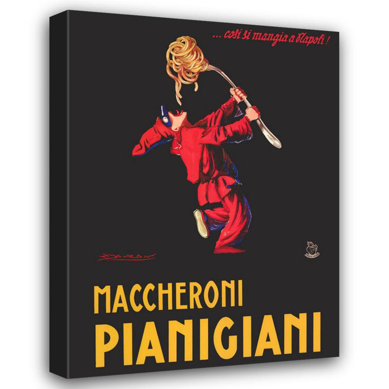 Maccheroni Pianigiani, 1922, H 18 po x l 13 po