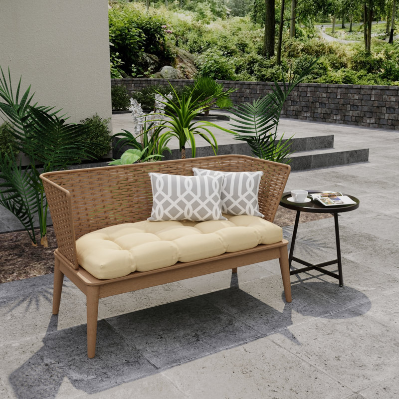 18" x 12" Outdoor Lumbar Throw Pillow (Set of 2), Gray/White/Geometric