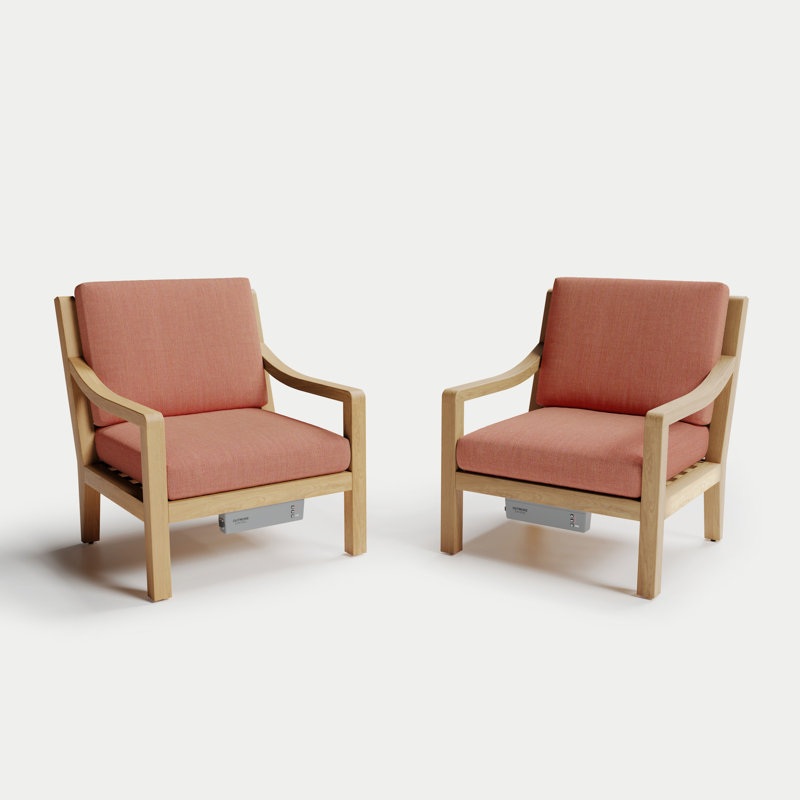 Solerno Heated Chair (Set of 2), Mesa