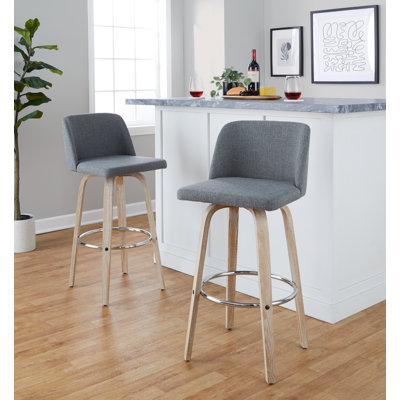 Toriano Swivel Upholstered Counter Stool