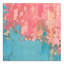 «Pink and Blue Abstract», impression sur toile