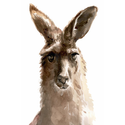 Kangaroo Portrait II by Jennifer Paxton Parker - Painting