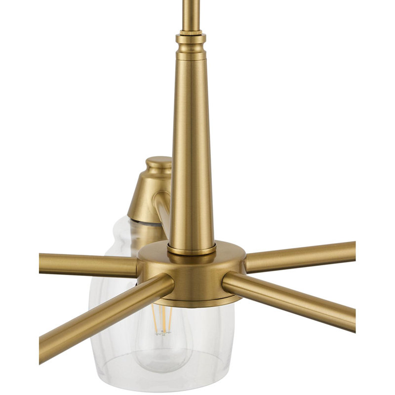 Lexanie Chandelier, Brass