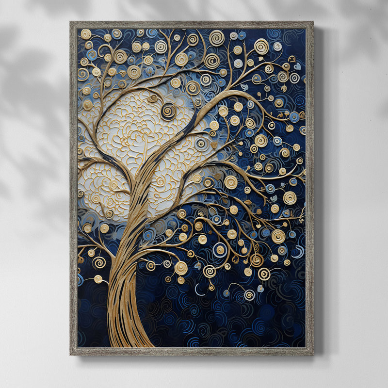 «LANDSCAPES Series CLxxvii», reproduction d'art encadrée - bois massif, H 11 po x l 9 po