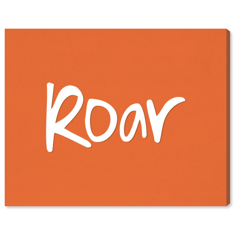 « roar », art sur toile Lysette, H 17 po x l 20 po x P 1,5 po