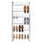 18 Pair Entryway Wall Mounted Metal Shoe Storage Rack
