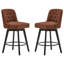 Tabouret de comptoir pivotant de 26 po avec pieds en bois-1698869125-1740158426-1698869176