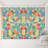 Colourful Moroccan Tile Rich Patterns in Bright Pastels-100692505