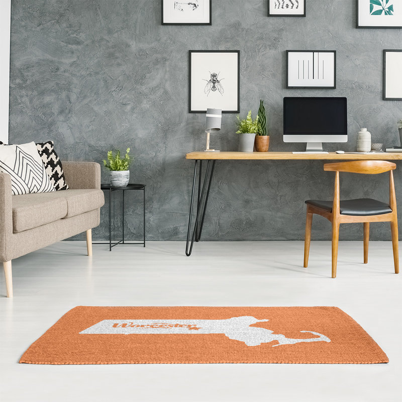 Tapis zone orange worcester massachusetts, Rectangle 5 pi x 7 pi, Oui