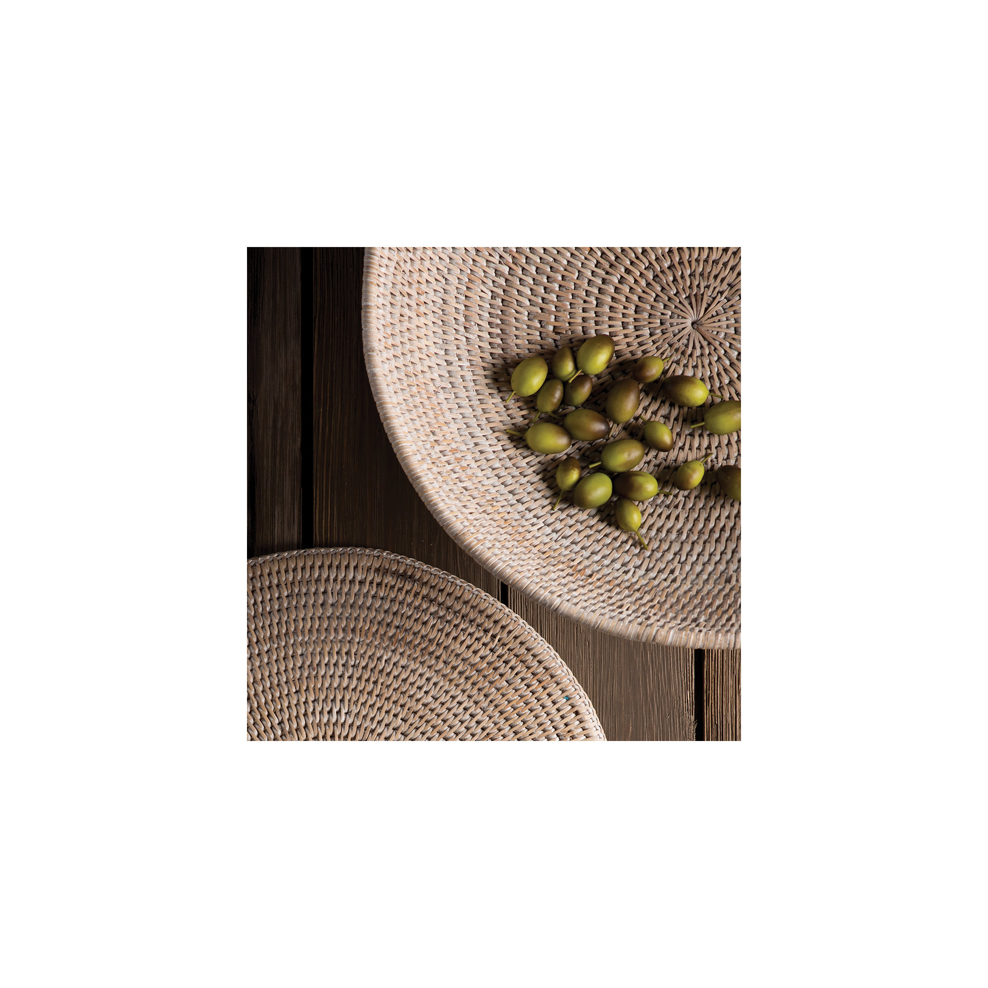 Alderfield Rattan Woven Offering Bowl, Natural