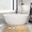Baignoire de trempage autoportante en acrylique 67 po. X 32,3 po.