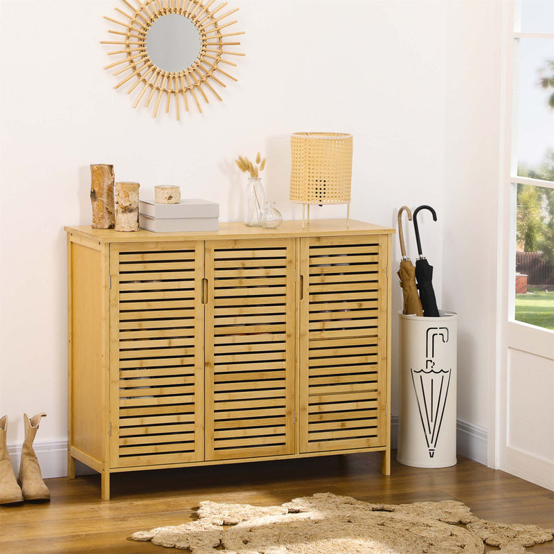 16 Pair Shoe Storage Cabinet