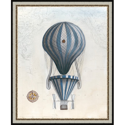 « rétro air chaud », impression encadrée
