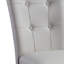 Chaise d'appoint en cuir synthétique gris et finition chêne, ensemble de 2