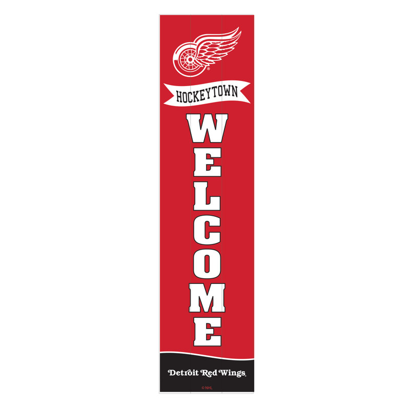 Enseigne murale 47 po NHL, NHL Detroit Red Wings