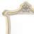 Mirror w/LED, Beige Velvet