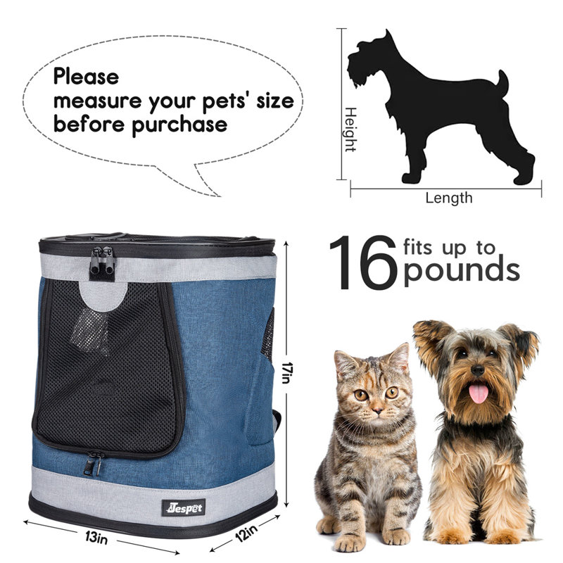 Collapsible Pet Carrier, Blue