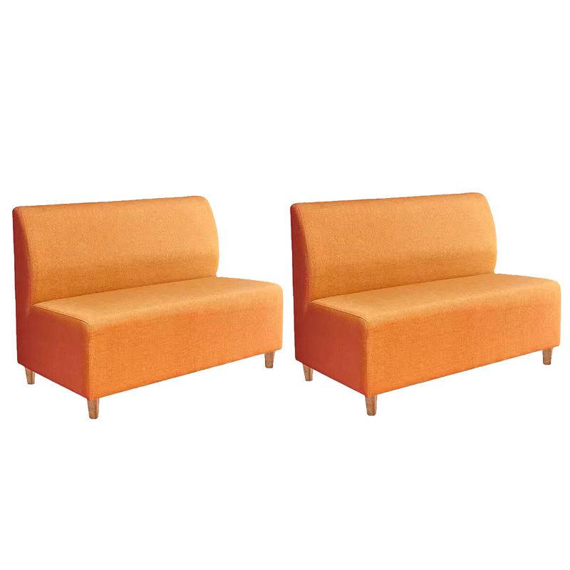 Banc rembourré en mélange de lin Kristiyana
