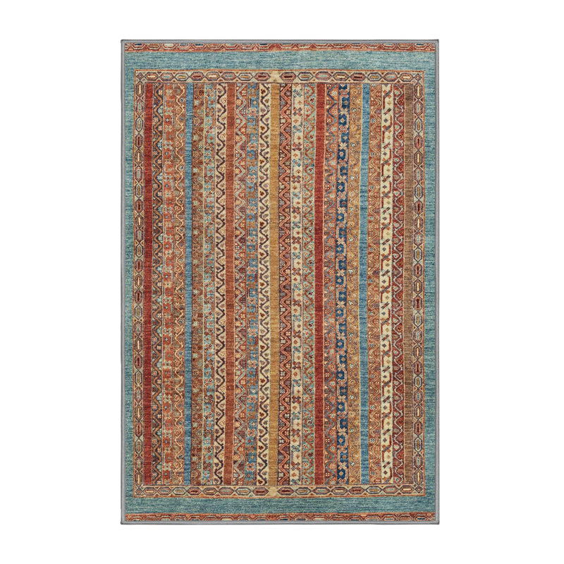 Abstract Indoor Rug, Rectangle 7' x 9'