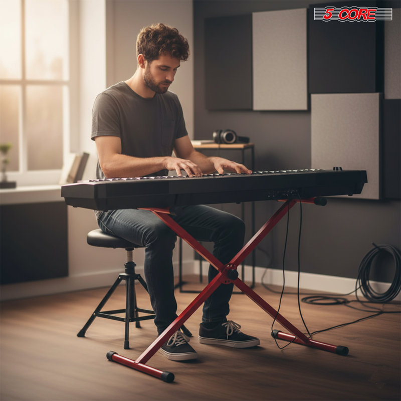 Support pour clavier 5 plis avec support à clavier 5 plis réglable