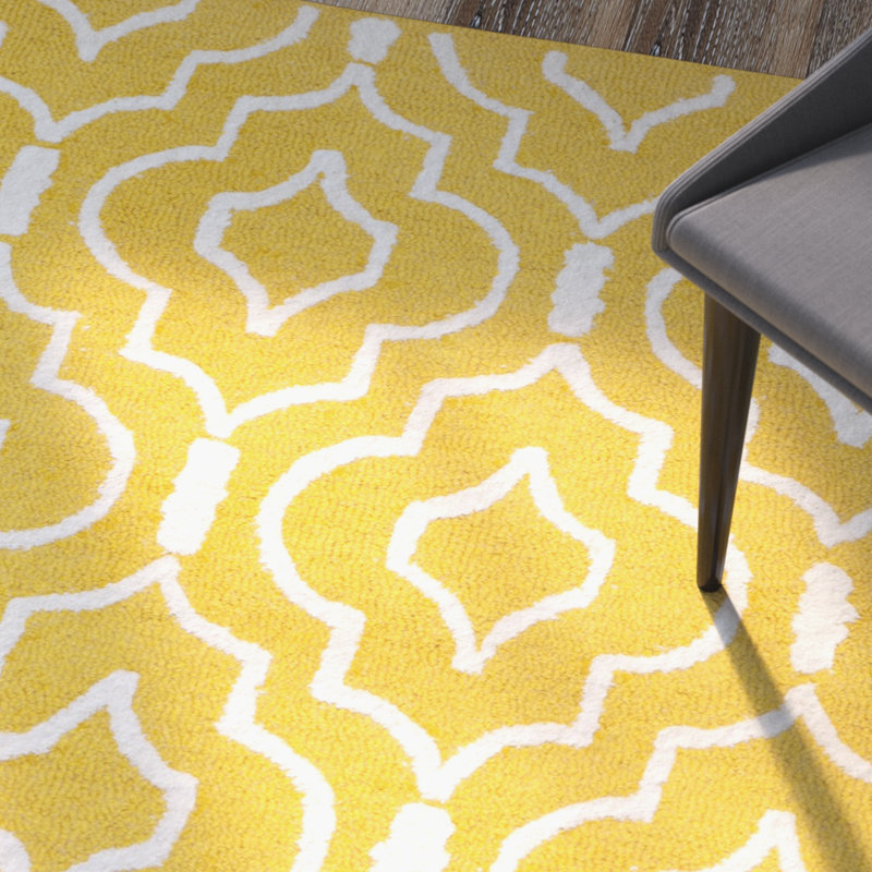 Tapis en laine touffeté à la main Cannen, Rectangle 5 pi x 8 pi