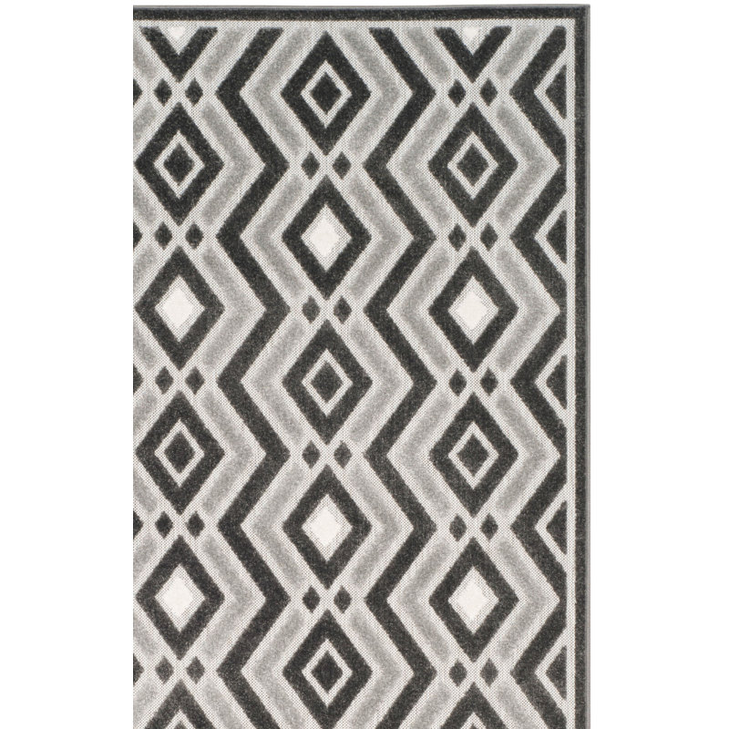 Tapis d'extérieur gris Schill, 8' x 11'2"