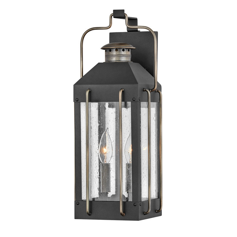 Fitzgerald Two-Light Outdoor Heritage Wall Lantern