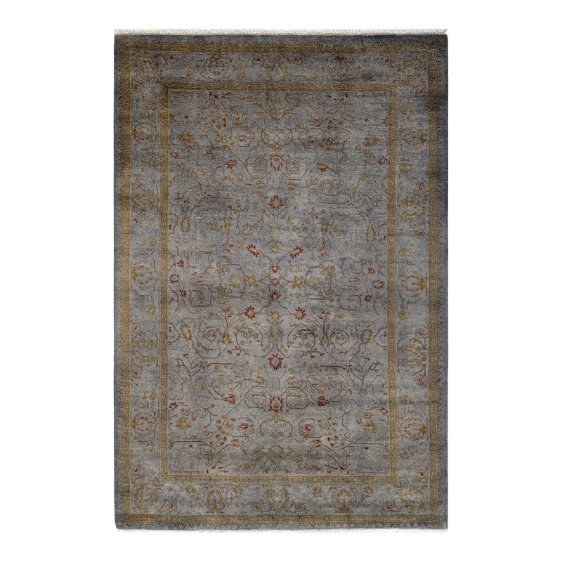 Fine Vibrance One-of-a-Kind 4' 3" X 6' 4" Hand Knotted Area Rug