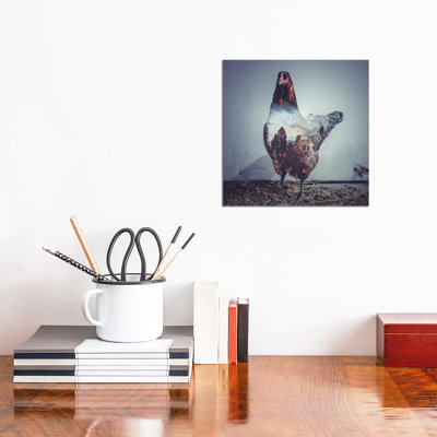 Hen 1 Piece Wall Art on Canvas