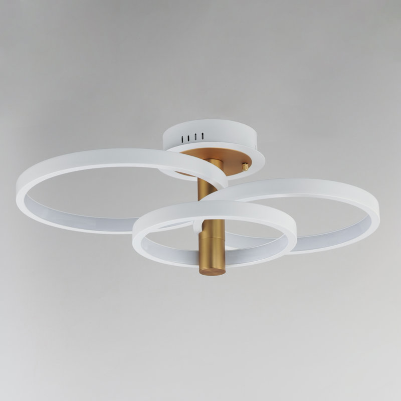 Hoopla-Semi-Flush Mount