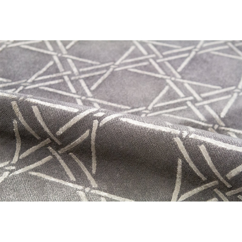 Tibetan Hand Woven Wool Geometric Area Rug