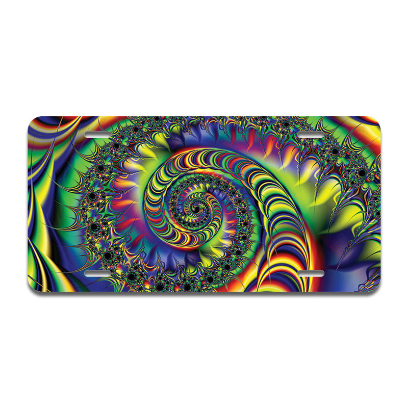 Cadre de plaque en aluminium acide