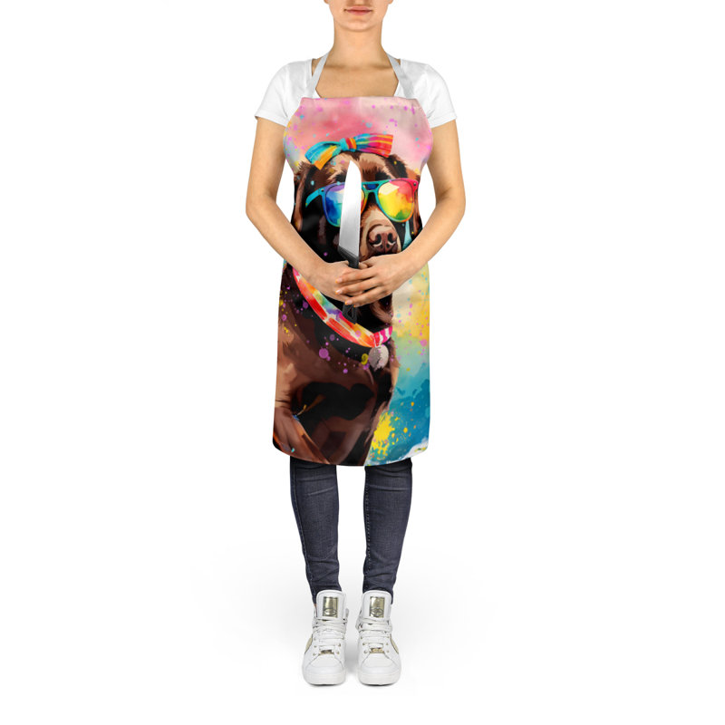 No Pattern Bib Apron