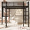 Lit pour enfant avec bureau et bibliothèques Loft