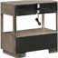 Prescott Taupe Oak 2-drawers Nightstand