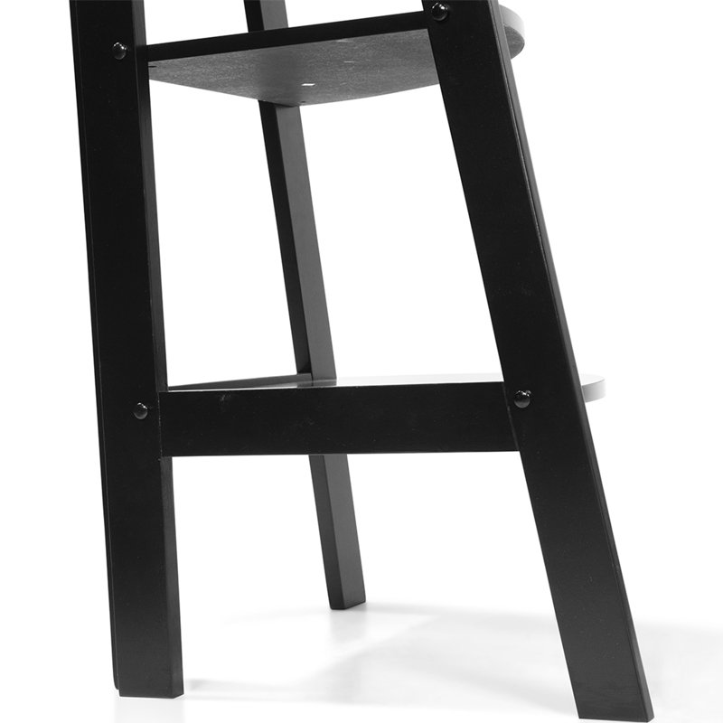 Bibliothèque de coin H 63,5 "x l 26" Husby, Noir