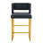 Faux Leather Upholstered Counter Bar Stool (Set of 2)-1244846912-1244729689