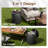 2-in-1 Outdoor Cooler Side Table & Insulated Ice Bucket, Weather-Resistant Patio Beverage Bar with Smart Hook-On Lid & Vertical Stripe Design for Backyard Parties & Poolside, Black-111066862-126560348