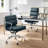 Genuine Leather Office Chair, Conference Chair With Ergonomic Lumbar Back Support-474017670