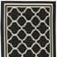 Herefordshire Indoor/Outdoor Hooked Black/Beige Rug-16542195