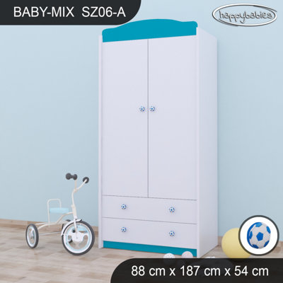 Baby 2 Door Wardrobe