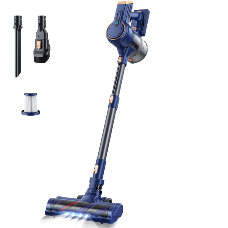 Aspirateur balai rechargeable sans fil 3-en-1 puissant et léger pour la maison