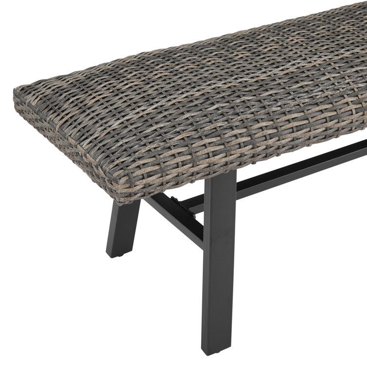 Powder Coated Steel Outdoor Bench