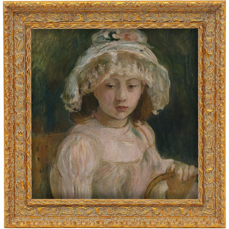 Cadre en bois 12x12 pour toile, cadre doré vintage