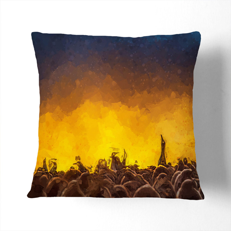Square Throw Cushion, 40cm H x 40cm W x 15cm D
