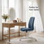 Chaise de bureau sans accoudoirs, chaise pivotante polyvalente pour le bureau, la couture et la coiffeuse-244009762