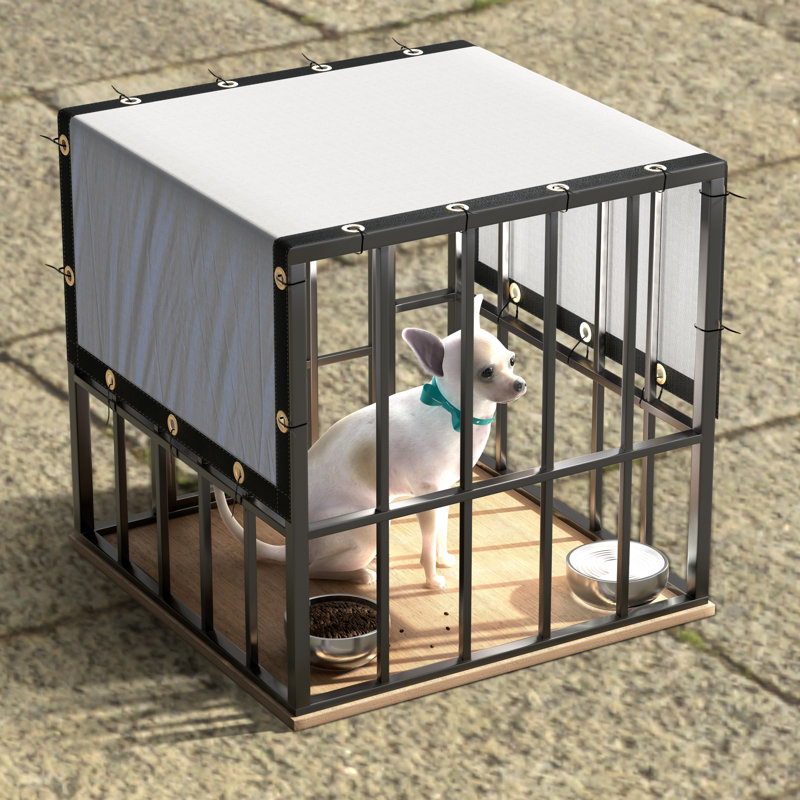 Housse de chenil pour chien, Blanc, 8 pi x 14 pi